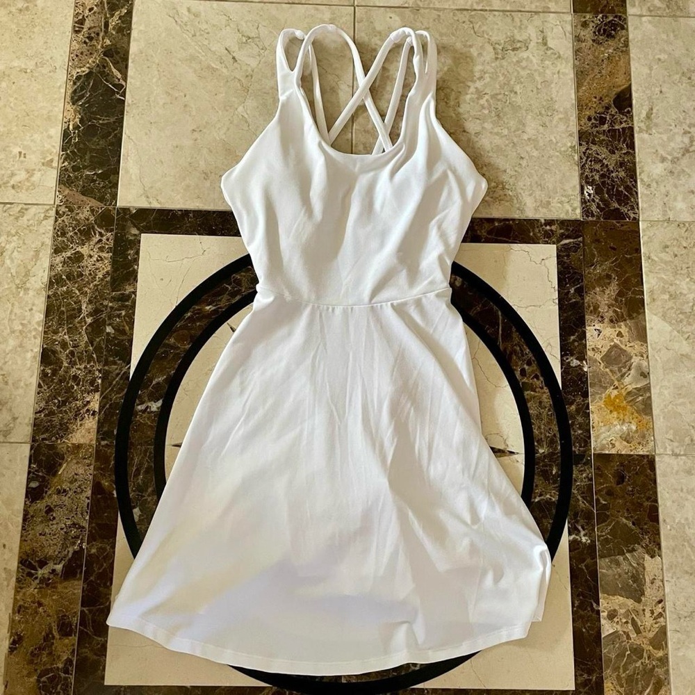 Fabletics White Boost Performance Dress